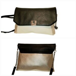 Jessica Simpson sophisticated Neutral Soft Pebbled Vegan‎ Crossbody Hipster